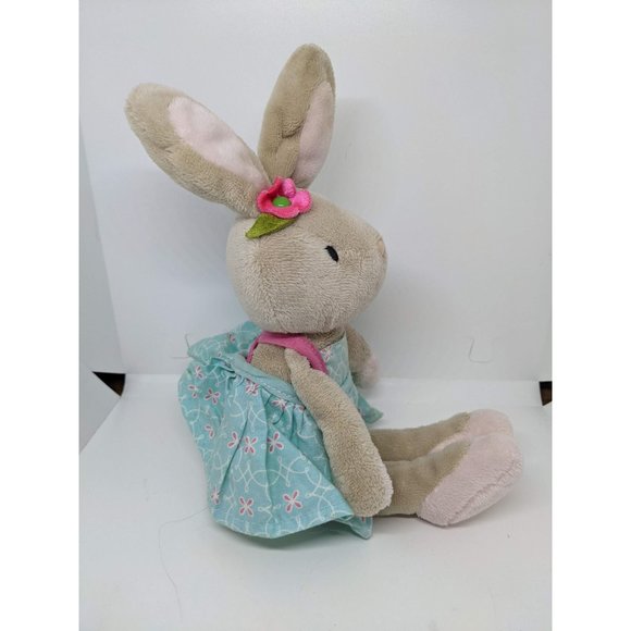 Douglas Bonnie Taupe Bunny 13" Stuffed Animal Plush - Picture 4 of 5